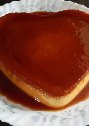 A picture of Mango custard pudding.