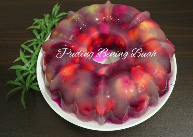 Resep Puding Bening Buah