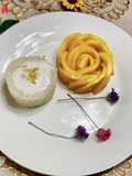 Mango Sticky Rice with Rose-Shaped Mango Slices
