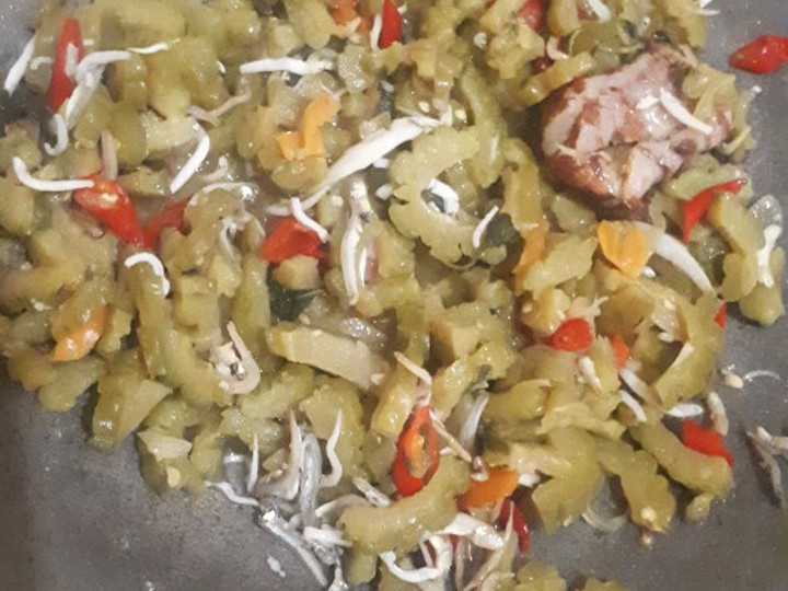 Resep Tumis pare teri medan Anti Gagal