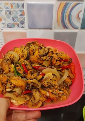 Foto resep 8. Tumis Kerang Pedas
