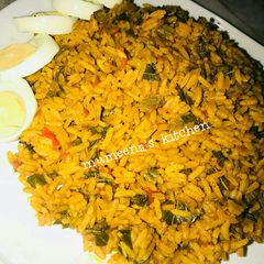A picture of Native jallof rice.