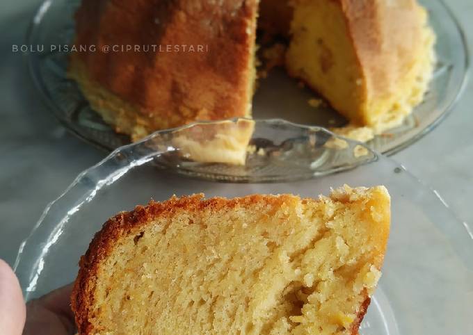 Langkah Mudah untuk Menyiapkan Bolu Pisang (Super lembut &amp; Moist), Enak Banget