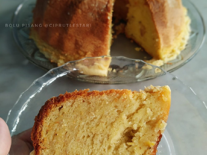 Langkah Mudah untuk Menyiapkan Bolu Pisang (Super lembut &amp;amp; Moist), Enak Banget