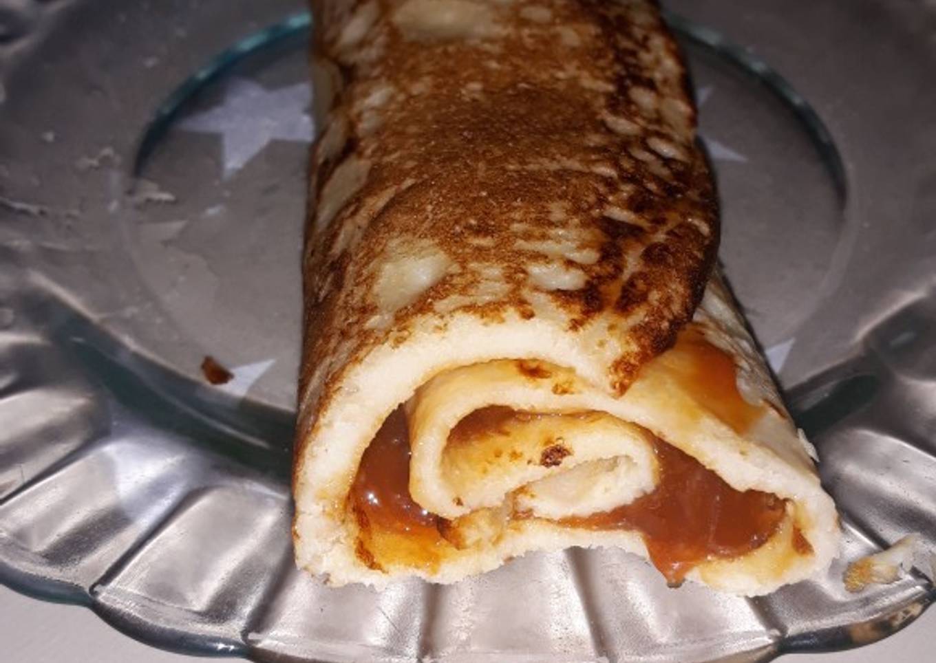 Panqueques con dulce de leche (crepes)