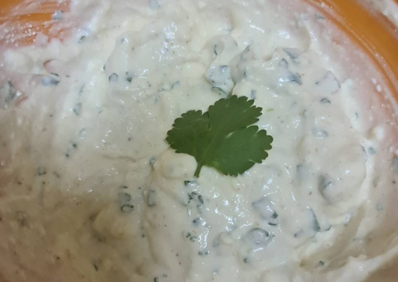 Lemon coriander feta yogurt sauce