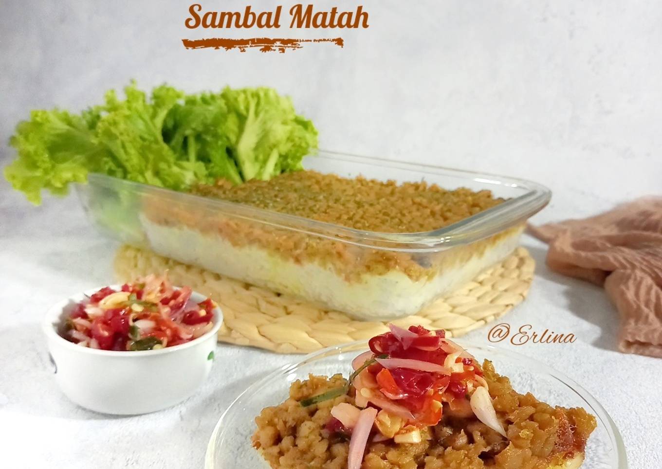 Nasi Panggang Gule Tempe Sambal Matah