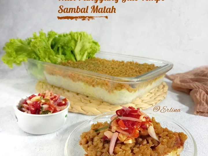 Langkah Gampang Menyiapkan Resep Nasi Panggang Gule Tempe Sambal Matah yang Bisa Manjain Lidah Anti Ribet, Lezat Sekali