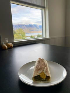 Una foto de Healthy burrito breakfast