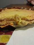 Tarta de coco y dulce de leche