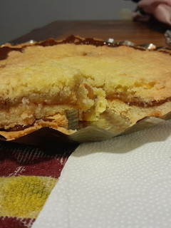 Una foto de Tarta de coco y dulce de leche