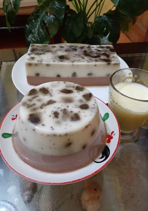 Foto resep Puding oreo milo