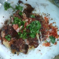 Aloo tikki A picture of Aloo tikki.