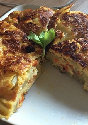 รูปของ ไข่เจียวสเปน | Tortilla de Patatas 🇪🇸