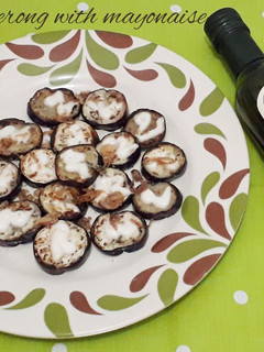 Foto resep Grilled terong with mayonaise