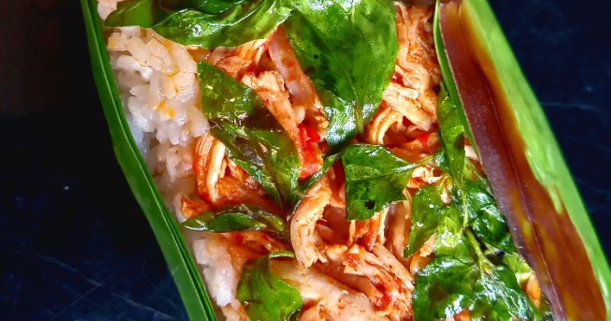 Nasi Bakar Ayam Pedas