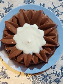 Foto resep Puding Coklat 1 with vla