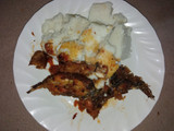 Tilapia fish and ugali