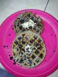 Waffles de oreo