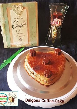 A picture of Dalgona Coffee Cake.