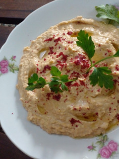 عکسی از دستور پیش غذای حمص