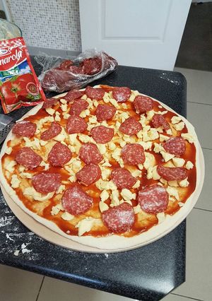 Una foto de Masa de pizza