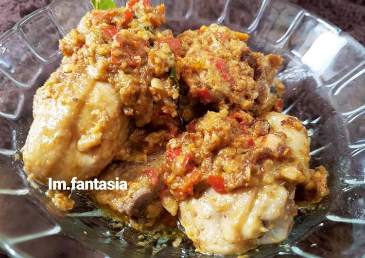 Ayam Asap Bumbu Rujak