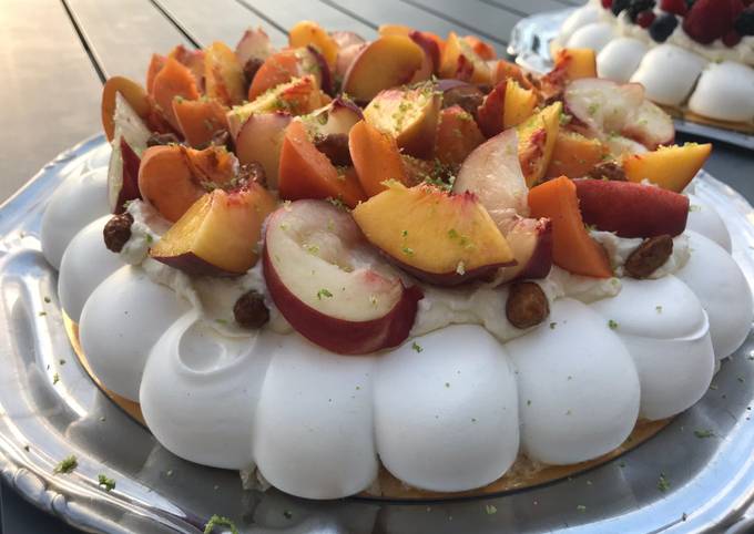 Pavlova aux Fruits d'été