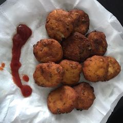 A picture of Suji potato cutlet.