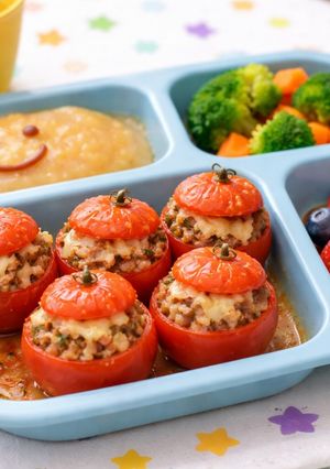Une photo de Mini tomates fourrées