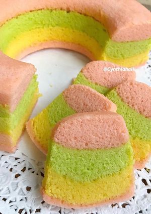 Foto resep Bolu Kukus Pelangi