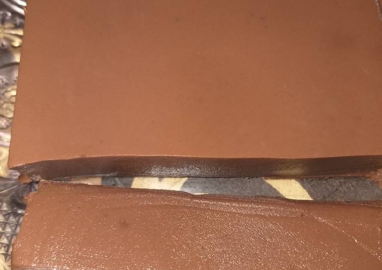 Pudding Roti Coklat Lembut