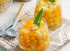 Foto resep Setup Nanas Apel Pepaya