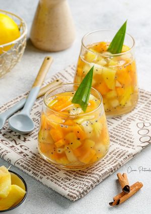 Foto resep Setup Nanas Apel Pepaya