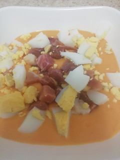 Una foto de Salmorejo más fácil imposible
