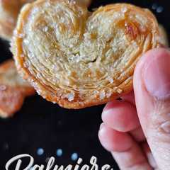 A picture of Palmiers (heart pie) 2 bahan.
