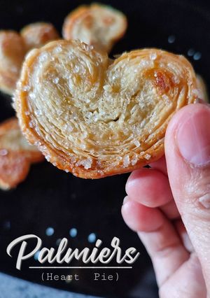Foto resep Palmiers (heart pie) 2 bahan