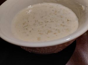 Una foto de Porridge proteico de anís