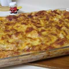Una foto de Lasagna de atún