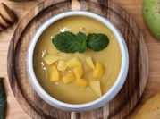 Une photo de compote pomme banane