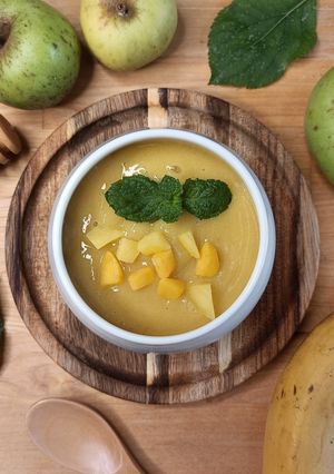 Une photo de 🥭 Compote Pomme Mangue Banane