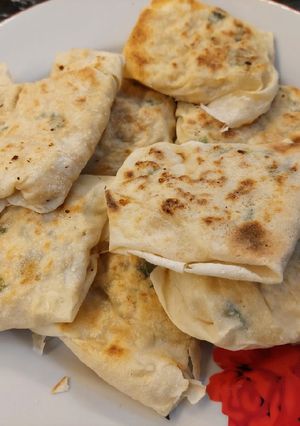 Foto resep Martabak tahu udang tanpa minyak #menudiet