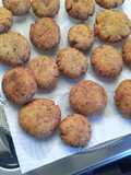 Torrejas de puré y pan rallado