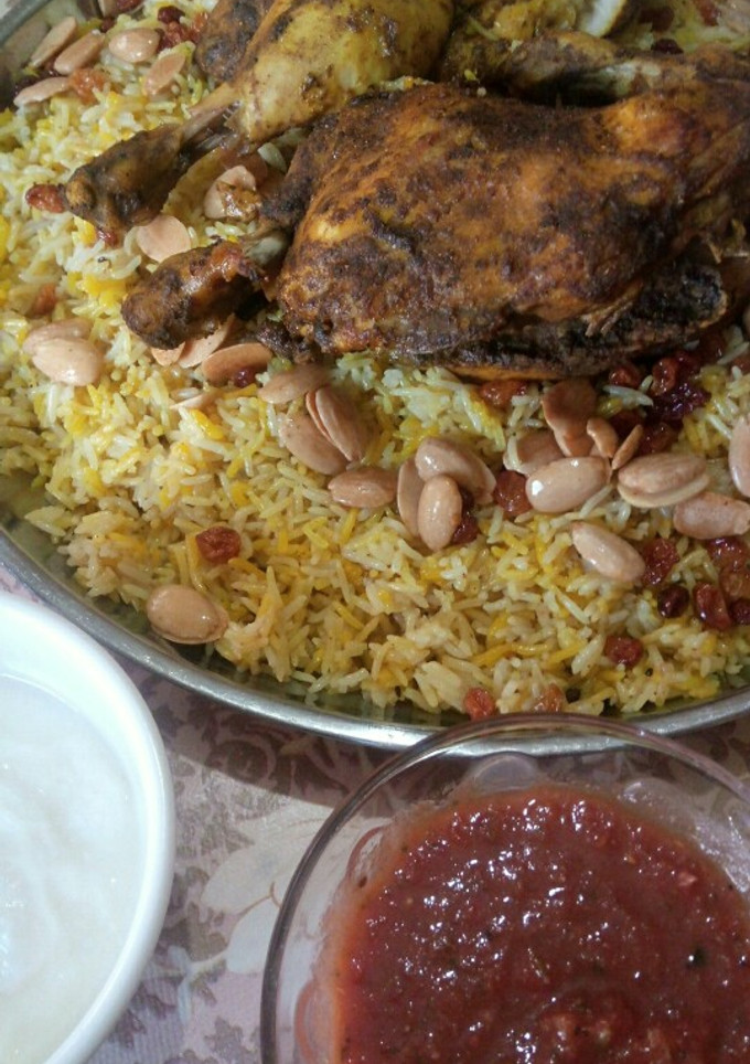 صورة لوصفة مندي بالفرن