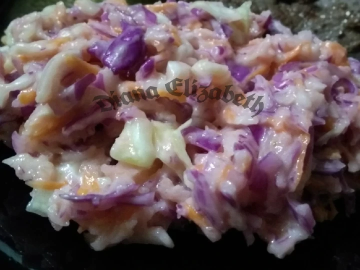 Receta Ensalada Coleslaw.👩🏼‍🍳🤗🥗  que Muy delicioso