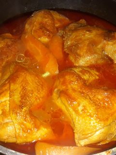 عکسی از دستور خورشت مرغ3️⃣