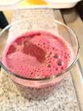 Detox: carrot and beetroot juice with a spike of lemon