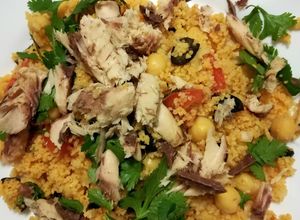 Foto de Salada de  Cuscuz com Cavalas em conserva