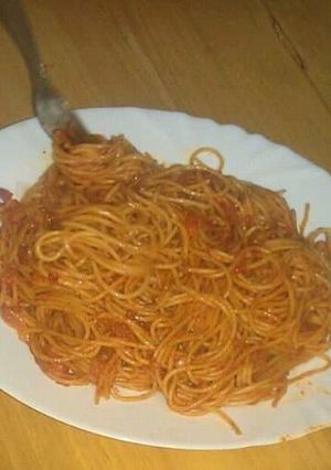 A picture of Fried Spaghettis.