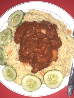 A picture of Spaghetti goodness.